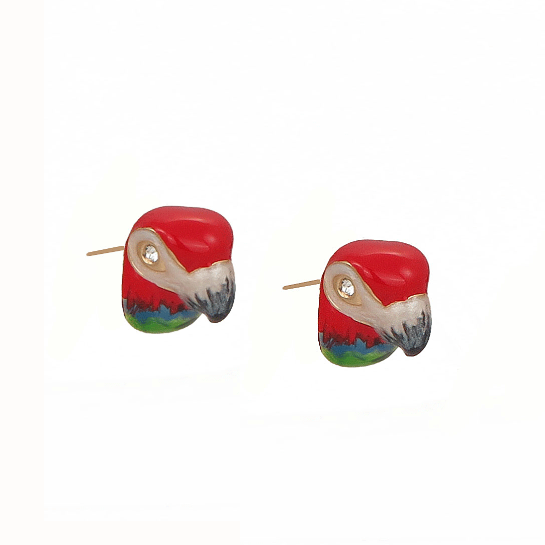 Parrot Stud Earrings