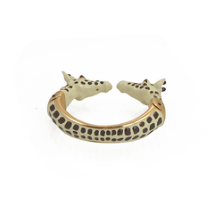 Bracciale rigido con giraffe