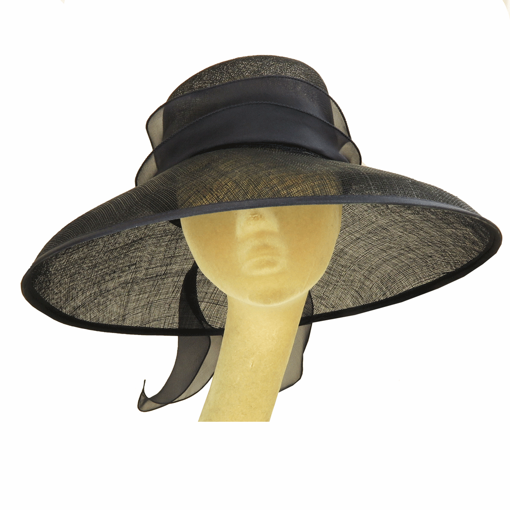 Cappello da cerimonia blu scuro