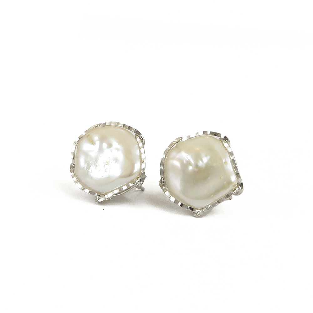 Orecchini perle barocche a lobo