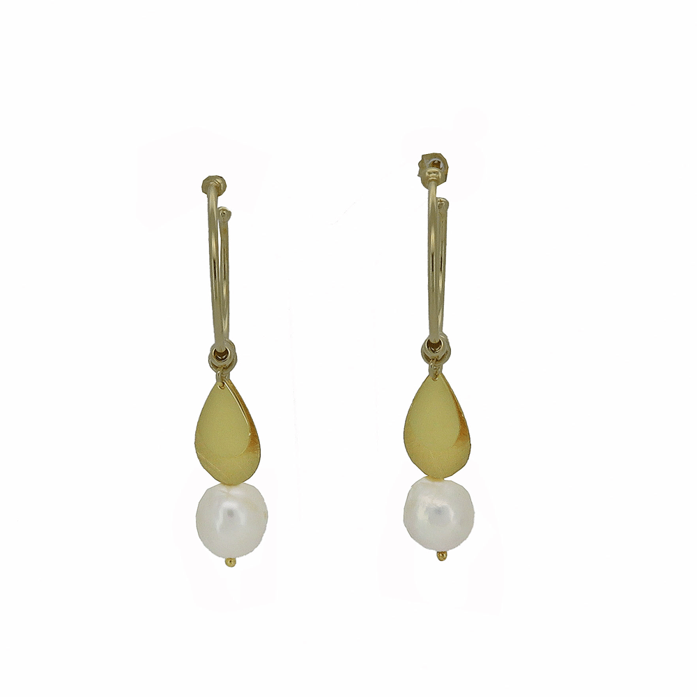 Orecchini con perle barocche pendenti