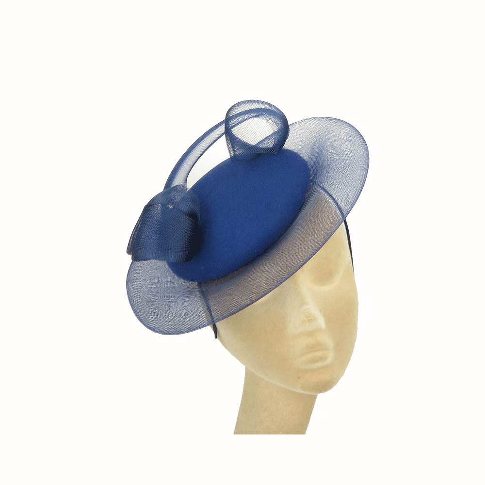 Cerchietto da cerimonia blu china