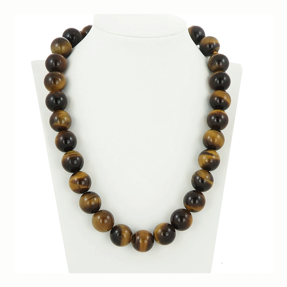 Collana con occhio di tigre