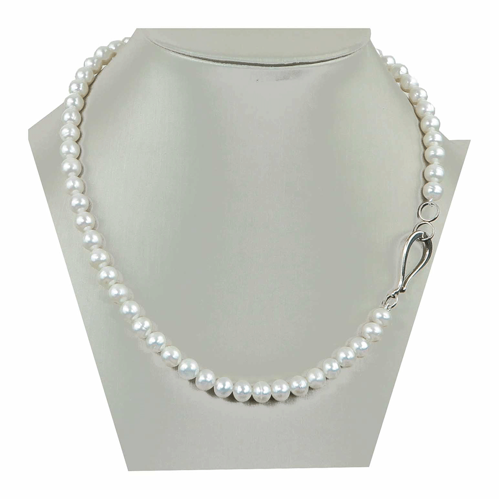 Collana girocollo di perle di fiume