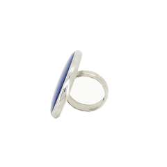 Anello in argento con lapislazzuli