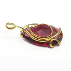 Necklace with Swarovski crystal pendant