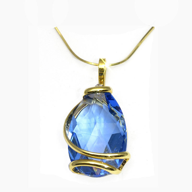 Necklace with Swarovski crystal pendant