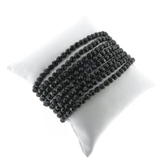 Bracciale con fili di onice nero