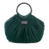 Dark green wool bag