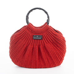 Red wool bag