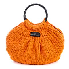 Orange wool bag