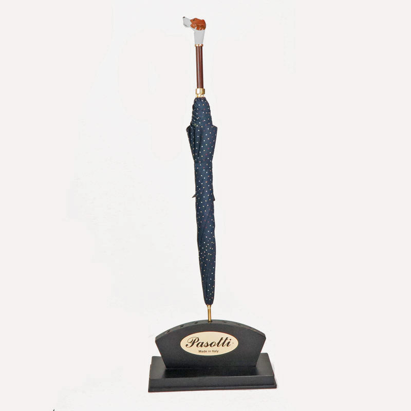 Ombrello da  uomo con cane smaltato