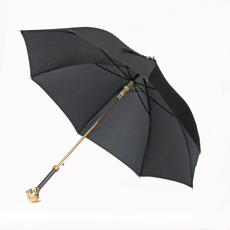 Men's umbrella with gold lion