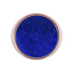 Anello chevalier rosè con lapis