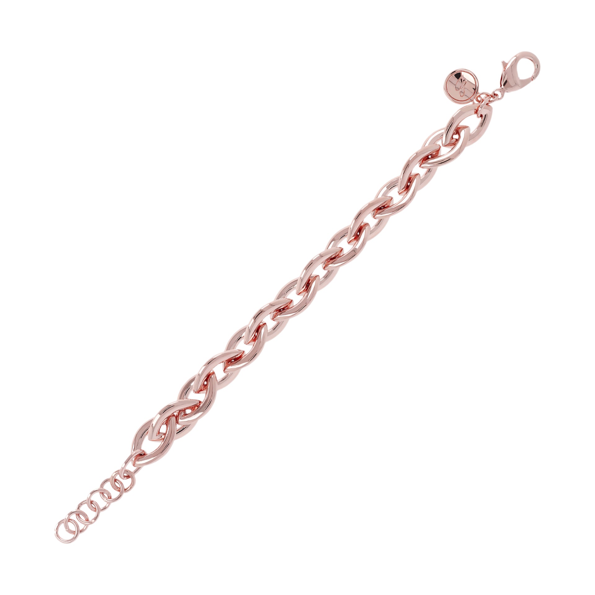 Rose chain bracelet