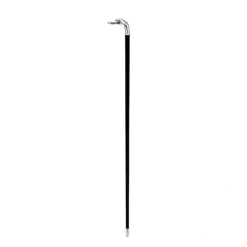 Silver Greyhound Cane