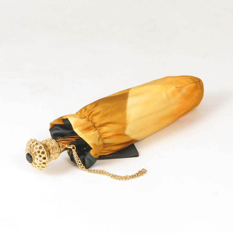 Ombrello pieghevole da donna fiore giallo