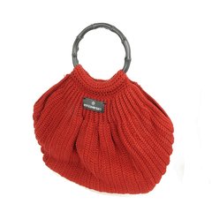 Red wool bag