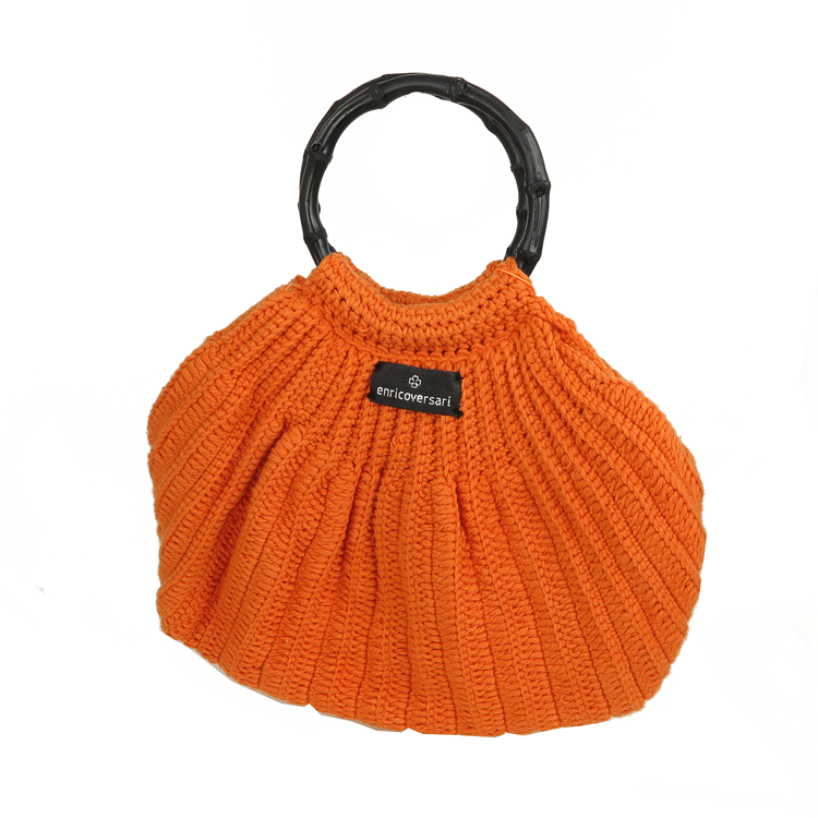 Orange wool bag