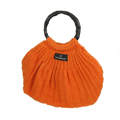 Orange wool bag