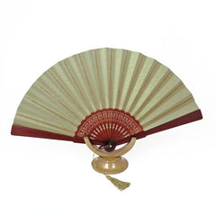 Ventaglio in lamé oro