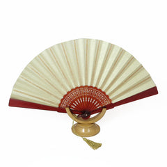 Ventaglio in lamé oro